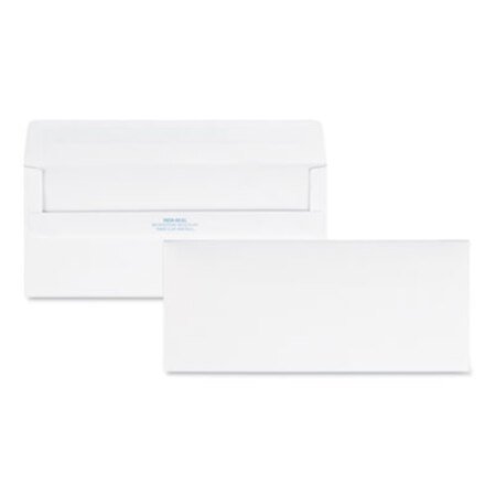 Quality Park™ Redi-Seal Envelope, #10, Commercial Flap, Redi-Seal Adhesive Closure, 4.13 x 9.5, White, 500/Box - Box of 1 - QUA-11118-BX