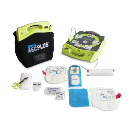 Zoll Medical AED Unit Automatic AED Plus® Electrode Pads Contact - Each - 21000010102011010-EA