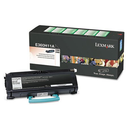 Lexmark™ E360H11A Return Program High-Yield Toner, 9,000 Page-Yield, Black - Each - LEX-E360H11A-EA