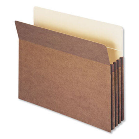 Smead™ Redrope Drop Front File Pockets, 3.5" Expansion, Letter Size, Redrope, 50/Box - Box of 1 - SMD-73805-BX