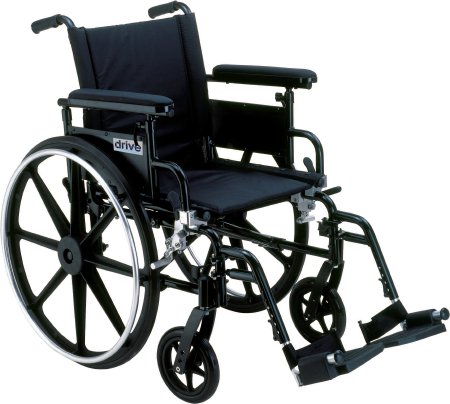 Drive Medical Wheelchair Footrest For Viper GT Wheelchair - Pair - AL3-4SF-PR