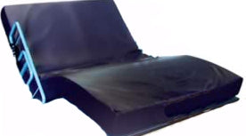 Big Boyz Bariatric Alternating Pressure Mattress Lite Comfort Pressure Redistribution Type 38 X 80 X 6 Inch - Each - MA3848-EA