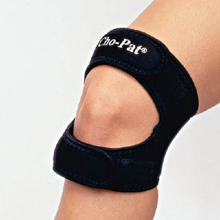 Patterson Medical Supply Patellar Knee Strap Cho-Pat® X-Large Strap Closure 16-1/2 to 18 Inch Circumference Left or Right Knee - Each - 927331-EA