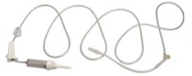 AirTite Products Primary IV Administration Set ExeLInt® Gravity 1 Port 15 Drops / mL Drip Rate Without Filter 78 Inch Tubing - Case of 50 - 29086-CS