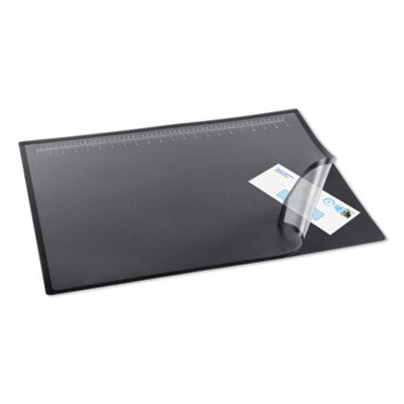 Artistic® Lift-Top Pad Desktop Organizer, with Clear Overlay, 31 x 20, Black - Each - AOP-41200S-EA