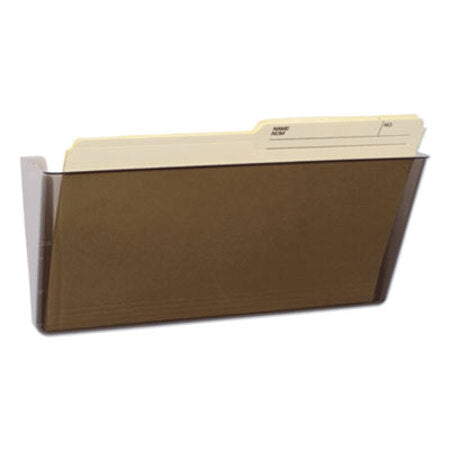 Storex Wall File, Legal Size, 16" x 4" x 7", Smoke - Each - STX-70208U06C-EA