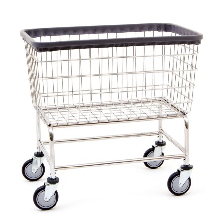R & B Wire Products Laundry Cart 4.5 Bushel Capacity Steel Tubing 5 Inch Clean Wheel System™ Casters - Each - 200CFC-EA