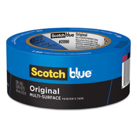 ScotchBlue™ Original Multi-Surface Painter's Tape, 3" Core, 2" x 60 yds, Blue - Roll of 1 - MMM-209048NC-RL