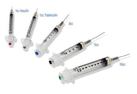 Retractable Technologies Safety Hypodermic Syringe with Needle VanishPoint® 5 mL 1-1/2 Inch 27 Gauge Retractable Safety Needle Regular Wall - Case of 6 - 10521-CS