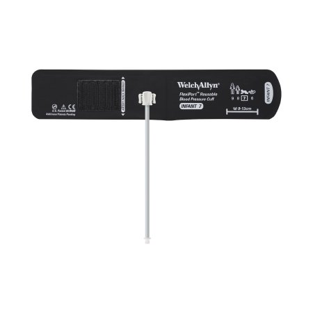 Welch Allyn Reusable Blood Pressure Cuff FlexiPort® 9 to 13 cm Arm Nylon Cuff Infant Cuff - Each - REUSE-07-1SC-EA
