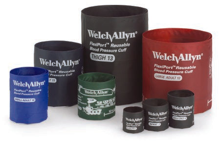 Welch Allyn Reusable Blood Pressure Cuff FlexiPort® 20 to 26 cm Arm Nylon Cuff Small Adult Cuff - Each - REUSE-10-1TP-EA