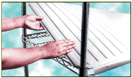 Healthmark Industries Shelf Liner Tearguard 18 L X 48 W Inch, Plastic - Each - SH1848C-EA