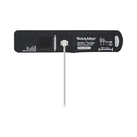 Welch Allyn Reusable Blood Pressure Cuff FlexiPort® 7 to 10 cm Arm Nylon Cuff Infant Cuff - Each - REUSE-06-1SC-EA