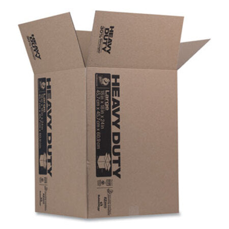 Duck® Heavy-Duty Boxes, Regular Slotted Container (RSC), 18" x 18" x 24", Brown - Each - DUC-280727-EA