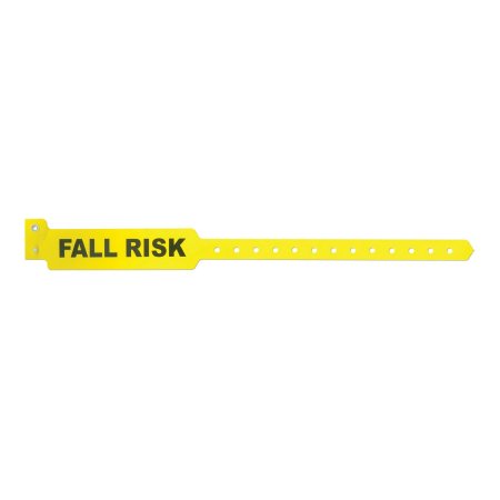 Precision Dynamics Identification Wristband Sentry® Superband® Alert Bands® Alert Band Permanent Snap Fall Risk - Box of 500 - 5055-14-PDM-BX