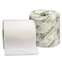 Georgia Pacific Toilet Tissue envision® White 1-Ply Standard Size Cored Roll 1210 Sheets 4 X 4-1/20 Inch - Roll of 1 - 14580/01-RL
