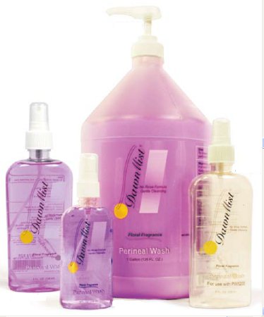 Donovan Industries Rinse-Free Perineal Wash DawnMist® Liquid 1 gal. Pump Bottle Fresh Floral Scent - Case of 4 - PW5200-CS