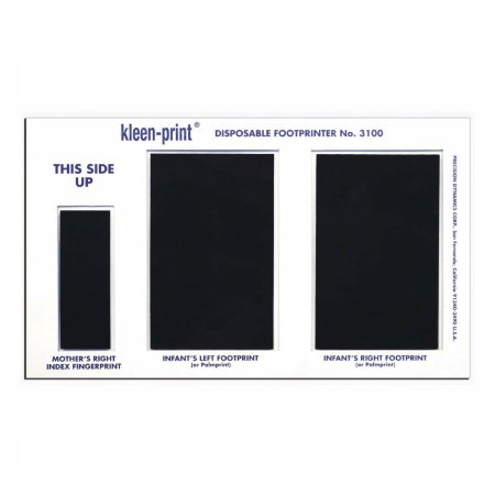Precision Dynamics Footprint Pad Kleen-Print® Reusable - Box of 25 - 3100-00-PDE-BX
