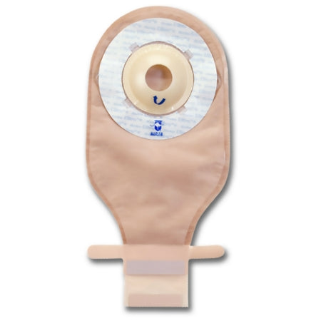 Marlen Manufacturing Ileostomy / Colostomy Pouch UltraLite™ One-Piece System 9 Inch Length Drainable Deep Convex, Pre-Cut - Box of 10 - 55326-BX