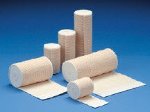 DeRoyal Elastic Bandage 3 Inch X 5 Yard Double Hook and Loop Closure Tan Sterile Standard Compression - Case of 20 - 9710-35-CS