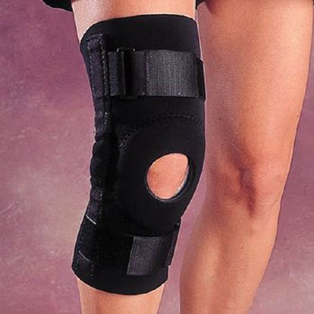 Patterson Medical Supply Knee Brace Rolyan® Economy Large Pull-On / Hook and Loop Strap Closure 21 to 23-1/2 Inch Circumference Left or Right Knee - Each - A403813-EA