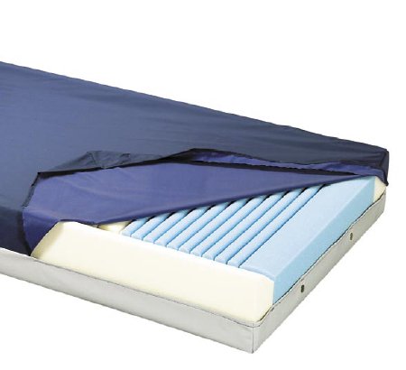 Graham-Field Bed Mattress Gold Care 416 and 419 Series Defined Perimeter and Heel Slope 80 X 35 X 6 Inch - Each - 41680PH-1633-EA