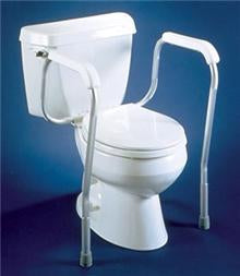 Alimed Toilet Safety Rail AliMed® White Aluminum - Each - 7372-EA