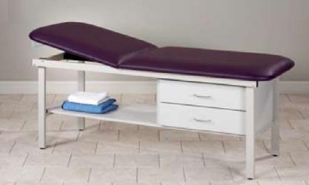 Clinton Industries Treatment Table with Drawers Alpha Series Fixed Height 450 lbs. Weight Capacity - Each - 3013-27-3GM-EA