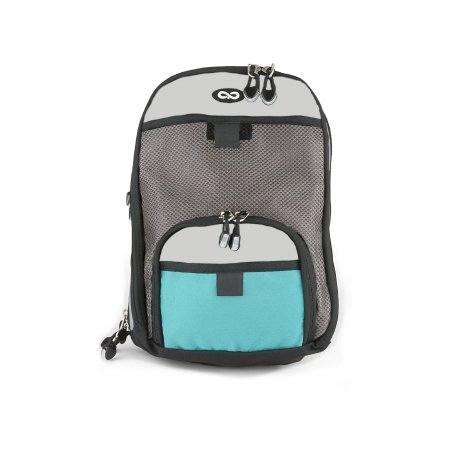 Zevex Mini Backpack EnteraLite® Infinity® Teal, 13 X 8 X 4.5 Inch - Each - PCK1002-EA