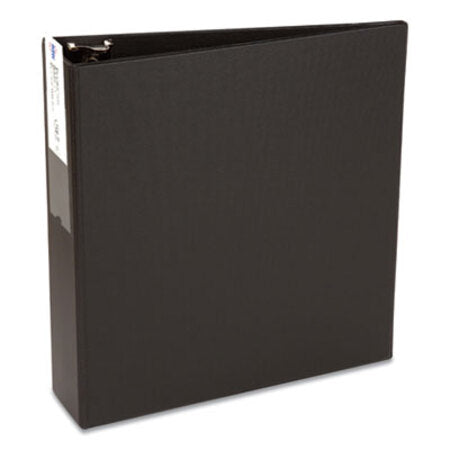 Avery® Economy Non-View Binder with Round Rings, 3 Rings, 3" Capacity, 11 x 8.5, Black, (4601) - Each - AVE-04601-EA