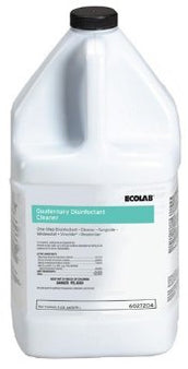 EcoLab Ecolab® Surface Disinfectant Cleaner Quaternary Based Manual Pour Liquid Concentrate 1 gal. Jug Floral Scent NonSterile - Case of 4 - 6063304-CS