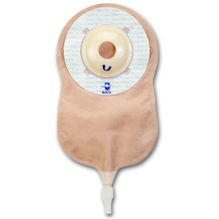 Marlen Manufacturing Urostomy Pouch UltraLite™ One-Piece System 8-3/4 Inch Length Drainable Convex Light, Pre-Cut - Box of 10 - 77035-BX
