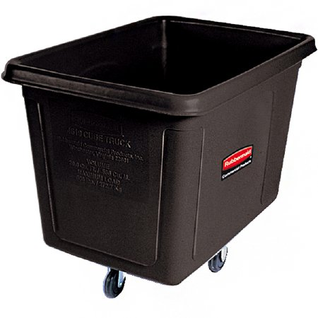 Lagasse Utility Truck Rubbermaid® 4 Casters 600 lbs. Without Handle Plastic - Each - RCP4619BLA-EA