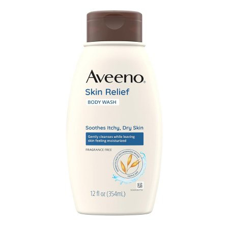 Johnson & Johnson Consumer Body Wash Aveeno® Skin Relief Liquid 12 oz. Bottle Unscented - Case of 12 - 10381371170293-CS