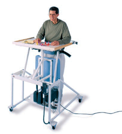 Hausmann Industries Hi-Lo Econo-Line Stand-In Table with Electric Patient Lift 36 L X 42 D 42-½ to 52-½ Inch Height Range 300 lbs. Weight Capacity - Each - 6175-EA