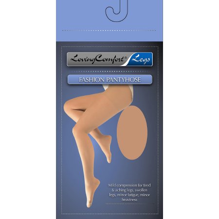 Scott Specialties Compression Pantyhose Loving Comfort® Waist High Queen Beige Closed Toe - Each - 1657 BEI QN-EA