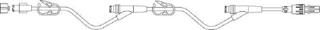 Smiths Medical IV Extension Set Medfusion™ Needle-Free Port Standard Bore 40 Inch Tubing - Case of 50 - SM5024-CS