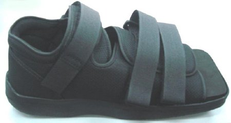 Bird & Cronin Post-Op Shoe Large Male Black - Each - 08143254-EA