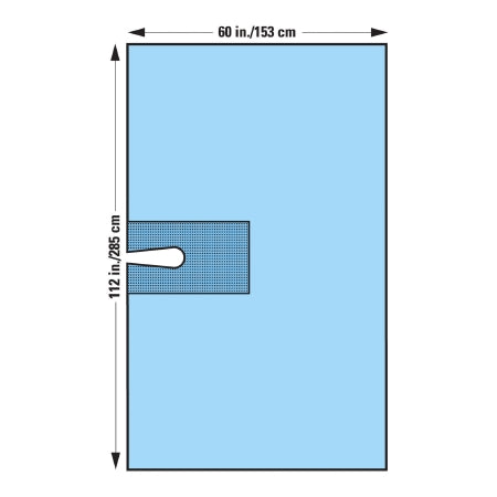 O&M Halyard Inc Orthopedic Drape Shoulder Split Drape 60 W X 112 L Inch Sterile - Case of 30 - 89559-CS