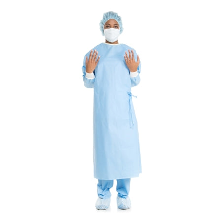 O&M Halyard Inc Non-Reinforced Surgical Gown ULTRA X-Large Blue NonSterile AAMI Level 3 Disposable - Case of 12 - 74116-CS