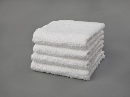 Standard Textile Washcloth 12 X 12 Inch White Reusable - Case of 60 - 43623400-CS
