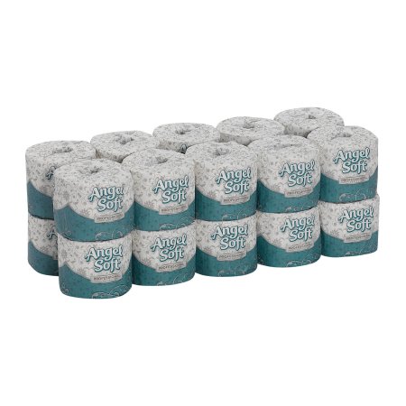 Georgia Pacific Toilet Tissue Angel Soft Ultra Professional Series® White 2-Ply Standard Size Cored Roll 450 Sheets 4 X 4-1/20 Inch - Case of 20 - 16620-CS