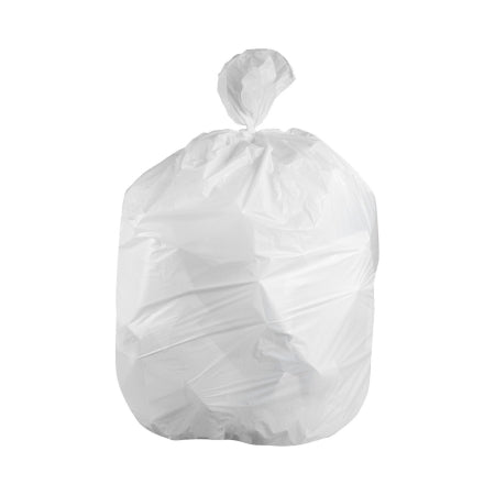RJ Schinner Co Trash Bag Heritage™ 45 gal. Natural HDPE 11 Mic. 40 X 48 Inch Star Seal Bottom Flat Pack - Case of 250 - Z8048MN-CS