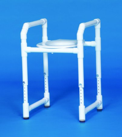 IPU Toilet Safety Rail White PVC - Each - TSF12 B/G/R-EA