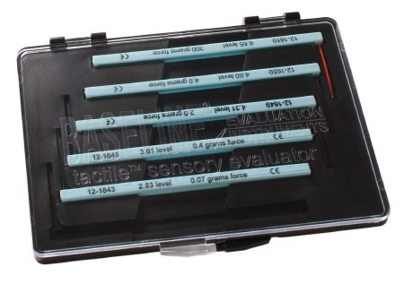 Fabrication Enterprises Baseline® Tactile™ 5-Piece Hand Monofilament Sensory Test Set Level 2.83, 3.61, 4.31, 4.56, 6.65 - ST/5 - 12-1662-ST