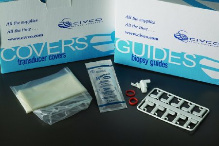 Civco Medical Instruments Needle Guide Kit 5.5 OD X 36 L Inch, CIV-Flex Cover, Sterile, Disposable - Box of 24 - 610-608-BX