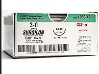 Covidien Nonabsorbable Suture without Needle Surgilon™ Nylon Braided Size 4-0 - Box of 36 - 88861919-31-BX