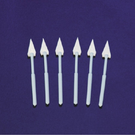 DeRoyal Surgical Eye Spear X-Ray Detectable Cellulose 10 Count Pack Sterile - Case of 50 - 30-049-10-CS