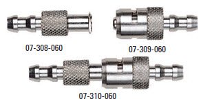 Mabis Healthcare Connector Durable Metal, Male Luer Lock BP Tubing - Each - 07-308-060-EA