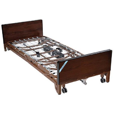 Drive Medical Electric Bed Delta® Ultra-Light 1000 Home Care Low 88 Inch Length Spring Deck 9-1/2 to 23-1/2 Inch Height Range - Case of 1 - 15235-CS